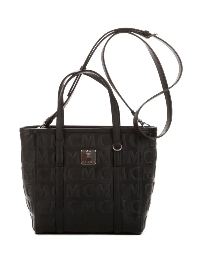 MCM Pre-Owned MCM Pre-Owned ロゴエンボス トートバッグ（ブラック）の商品画像