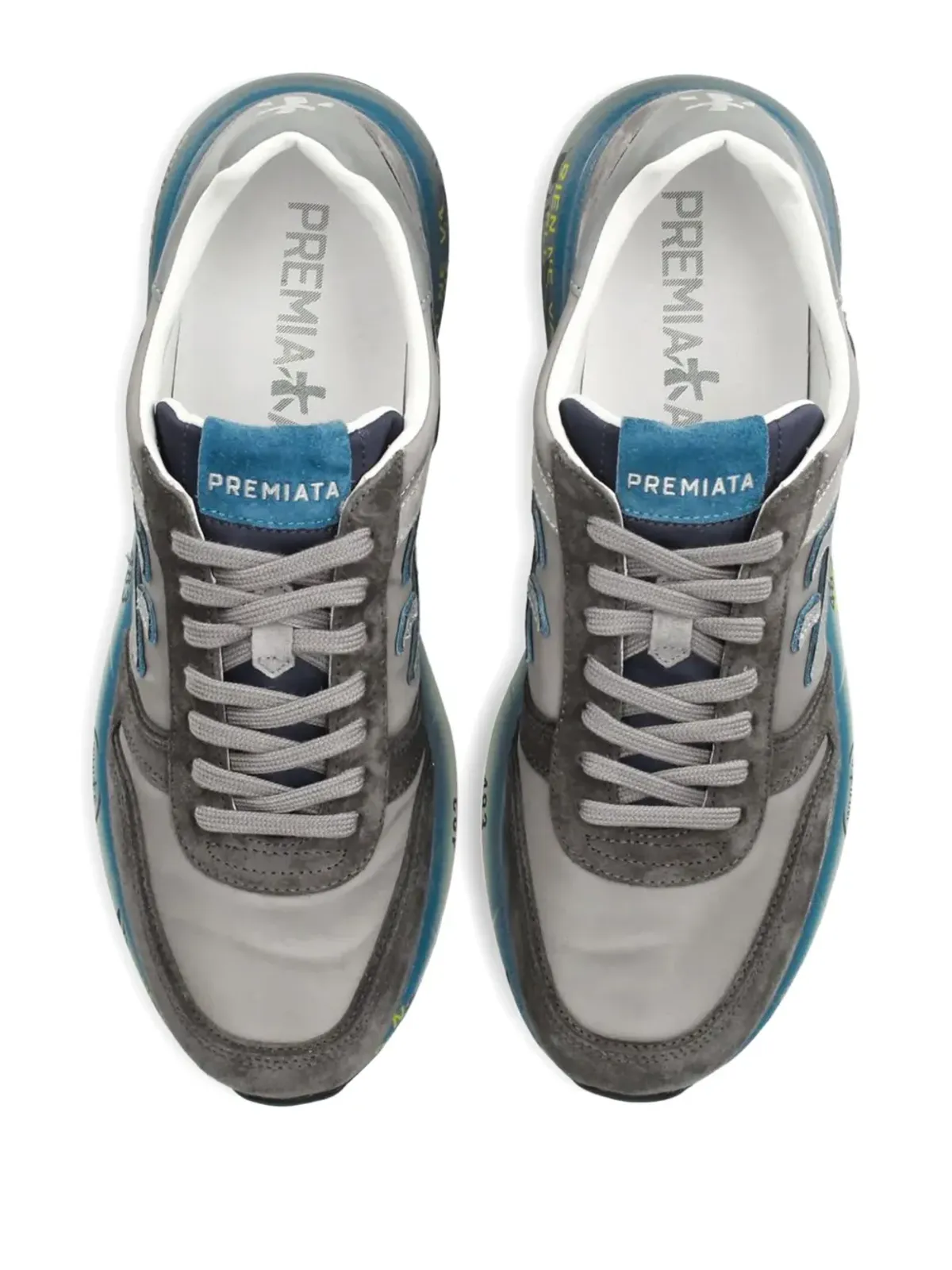Premiata Mick 7865 レースアップスニーカー - グレー - 画像4
