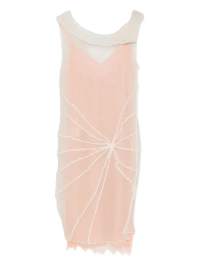 Gemy Maalouf Gemy Maalouf レーストリム付きシアーオーバーレイドレスの商品画像