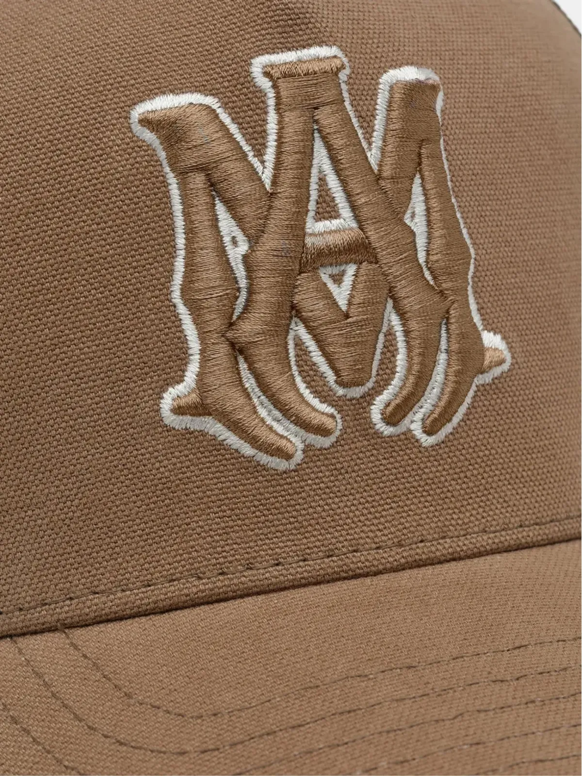 AMIRI MA Outline トラッカーハット ブラウン - 画像4