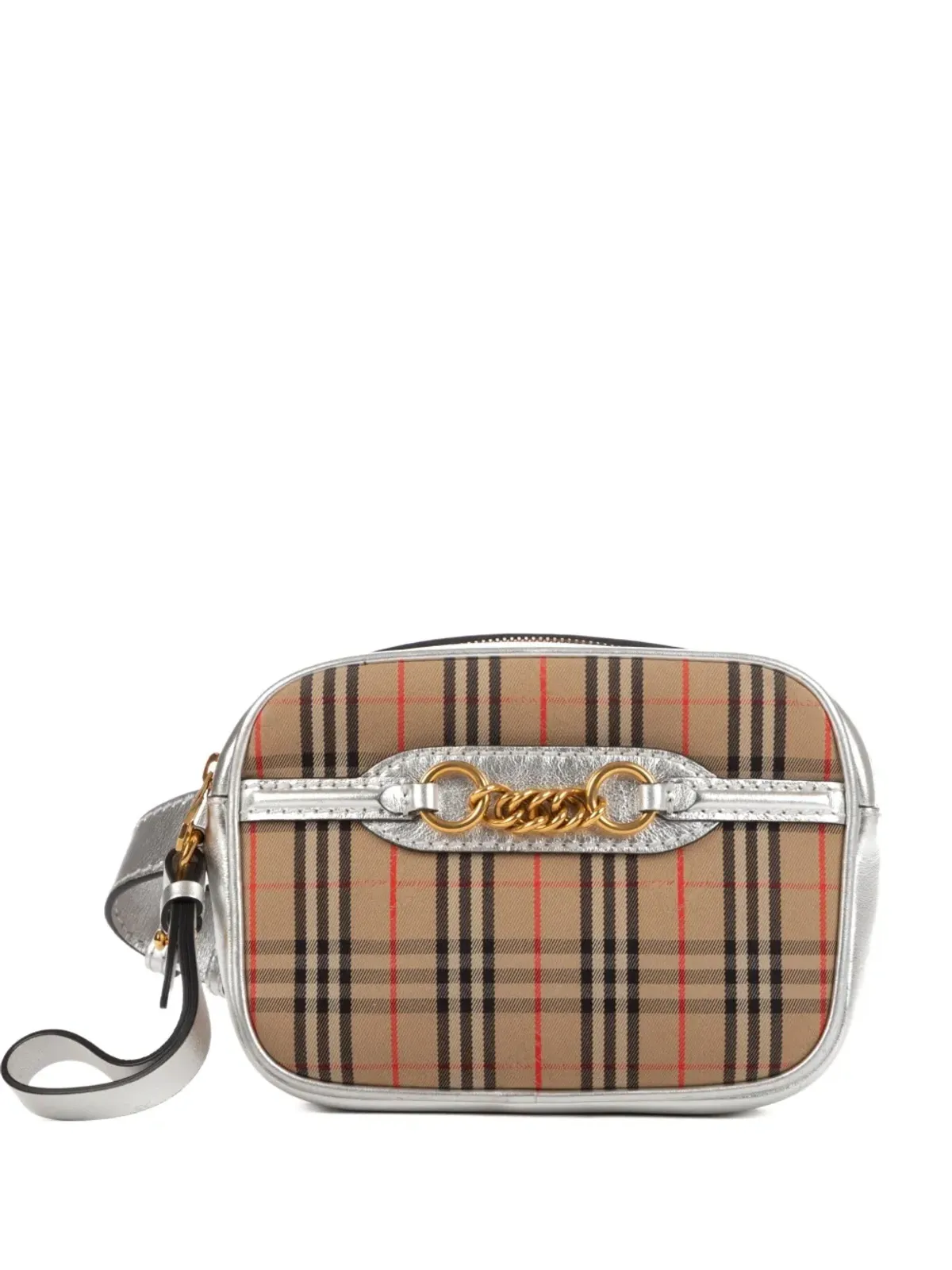 Burberry Pre-Owned チェック柄ベルトバッグ - 画像1