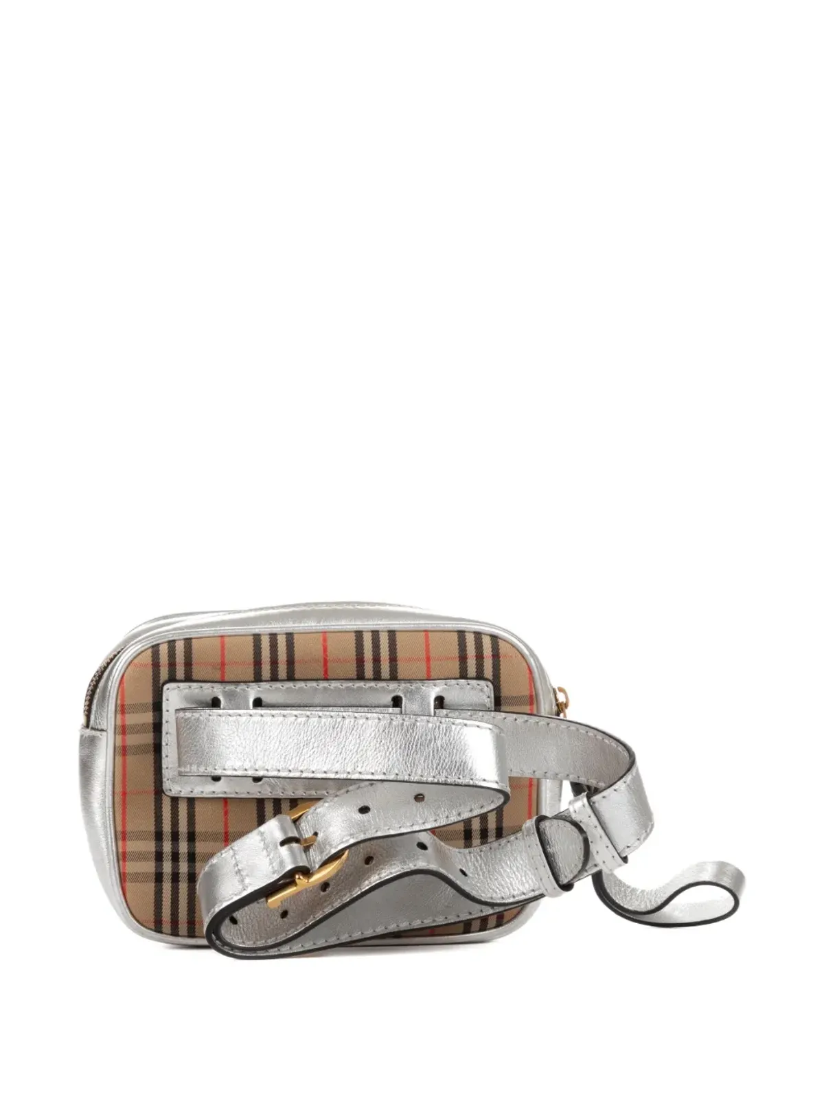 Burberry Pre-Owned チェック柄ベルトバッグ - 画像2