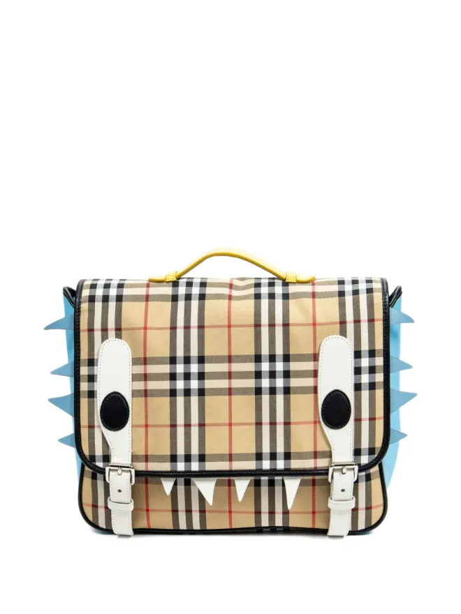 Burberry Pre-Owned Burberry Pre-Owned チェック柄サッチェルバッグの商品画像