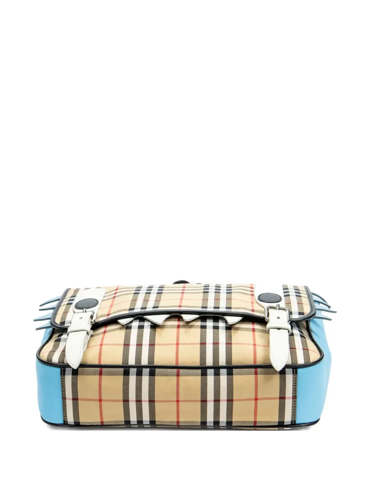 Burberry Pre-Owned チェック柄サッチェルバッグ - 画像3