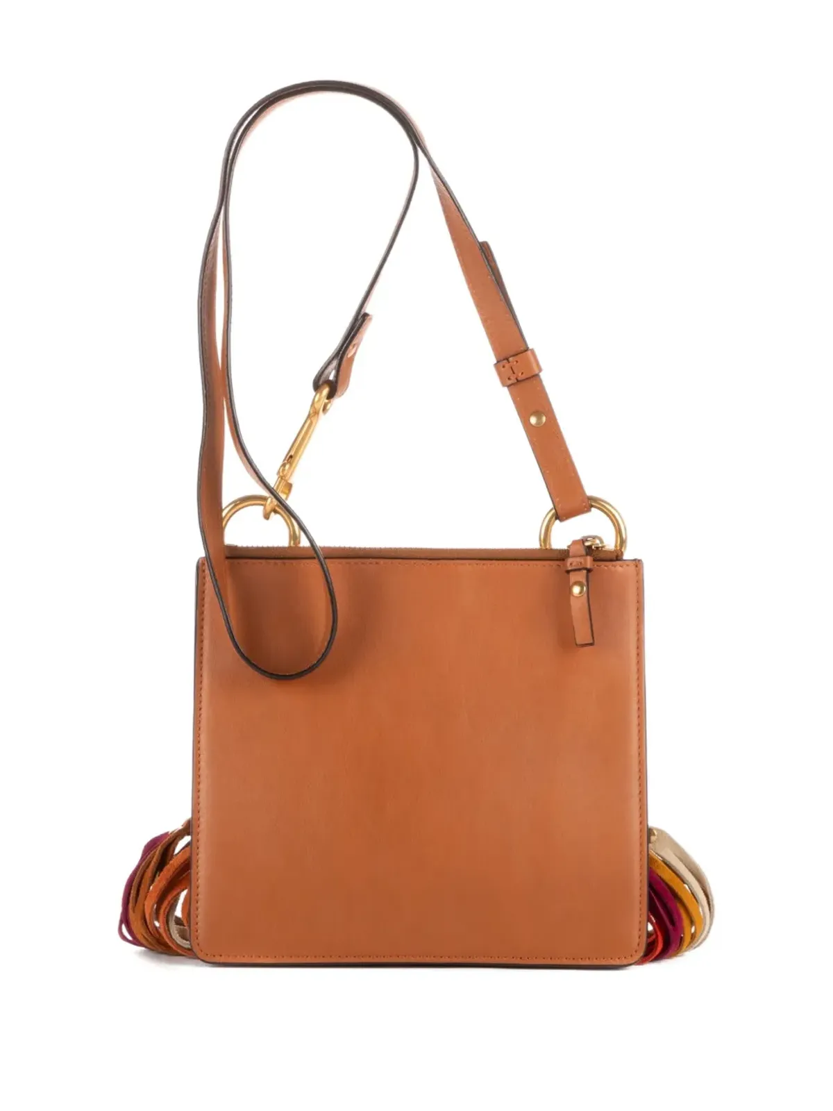 Chloé Pre-Owned スエードパネルショルダーバッグ - 画像2