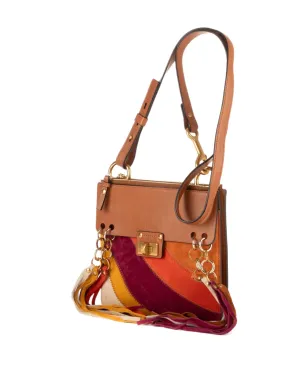 Chloé Pre-Owned スエードパネルショルダーバッグ - サムネイル3
