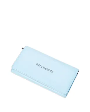 Balenciaga Pre-Owned Everyday leather wallet - Blue - サムネイル1