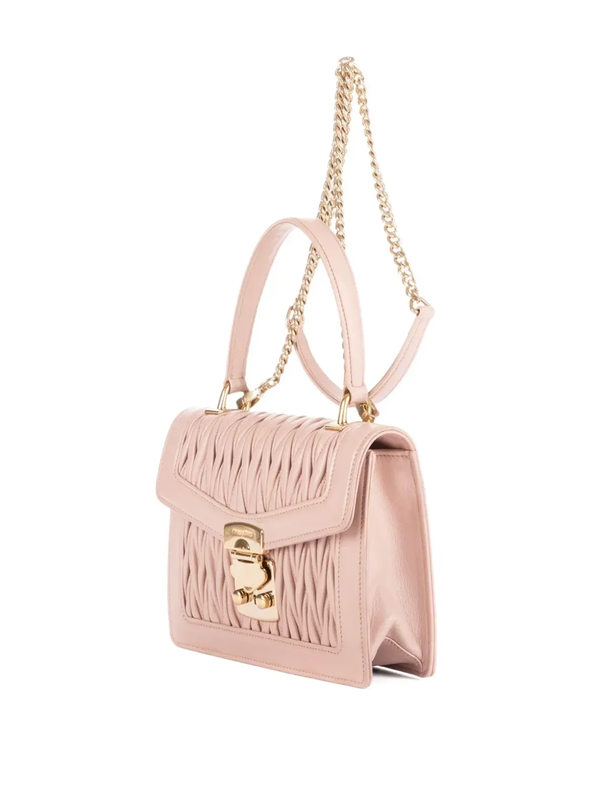 Miu Miu Pre-Owned プリーツフラップバッグ - 画像3