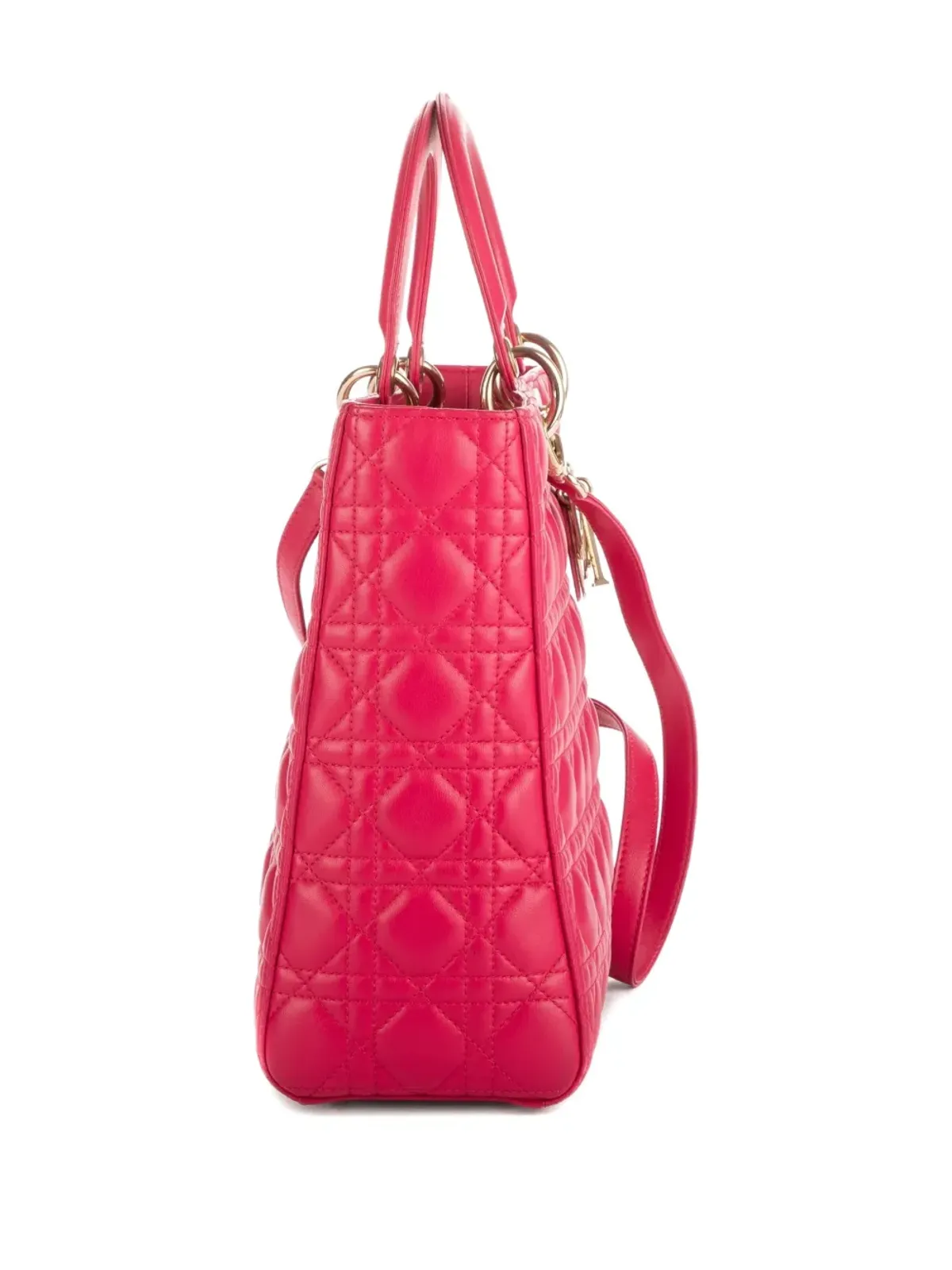 Christian Dior Pre-Owned Cannage Lady Dior two-way handbag - Pink - 画像5