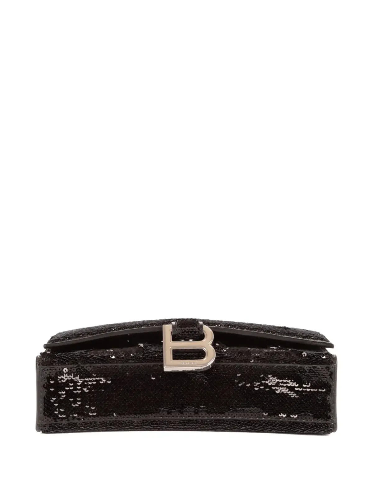 Balenciaga Pre-Owned スパンコールチェーンショルダーバッグ ブラック - 画像5