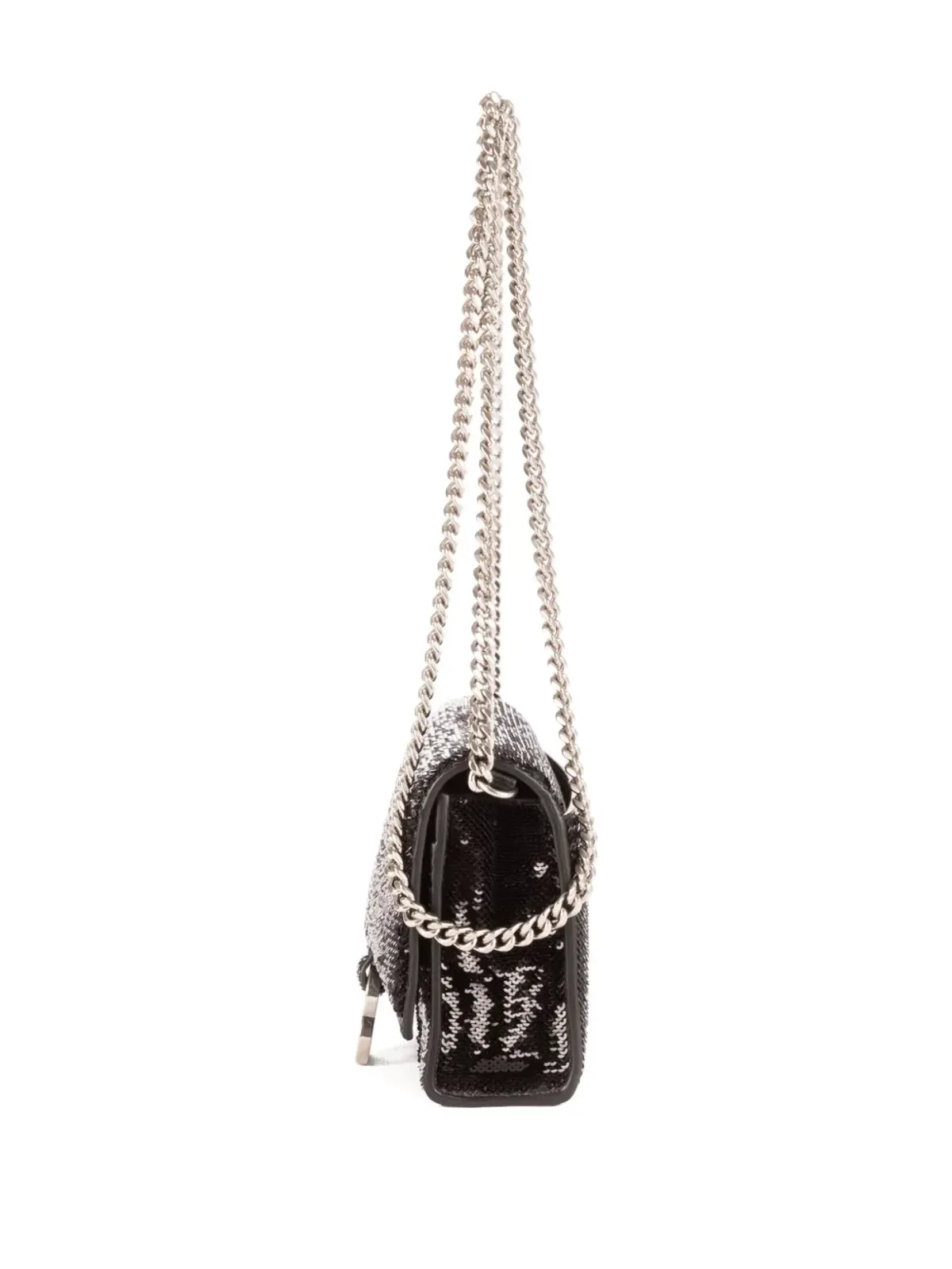 Balenciaga Pre-Owned スパンコールチェーンショルダーバッグ ブラック - 画像3
