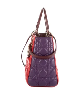 Christian Dior ビンテージ 2010年代 キルド加工の2トーン・トップハンドル・ショルダーバッグ - サムネイル3
