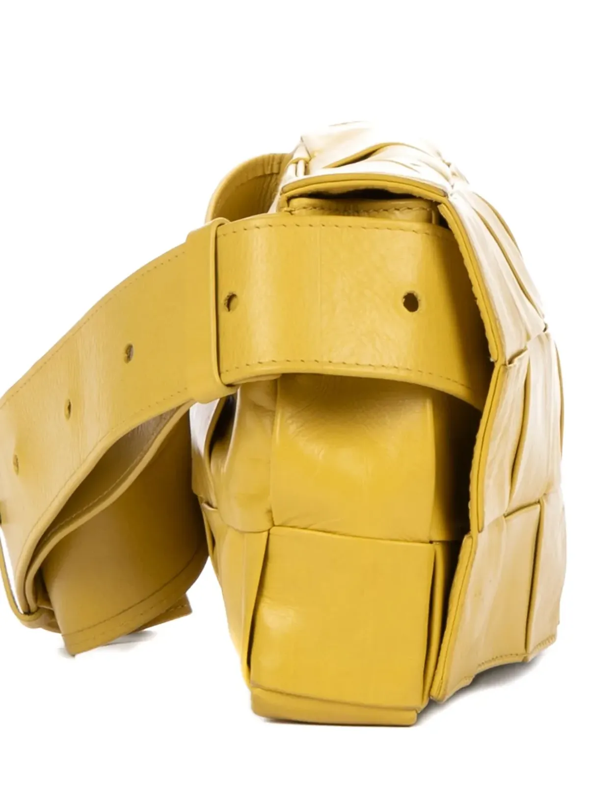 Bottega Veneta Pre-Owned Cassette belt bag - Yellow - 画像5