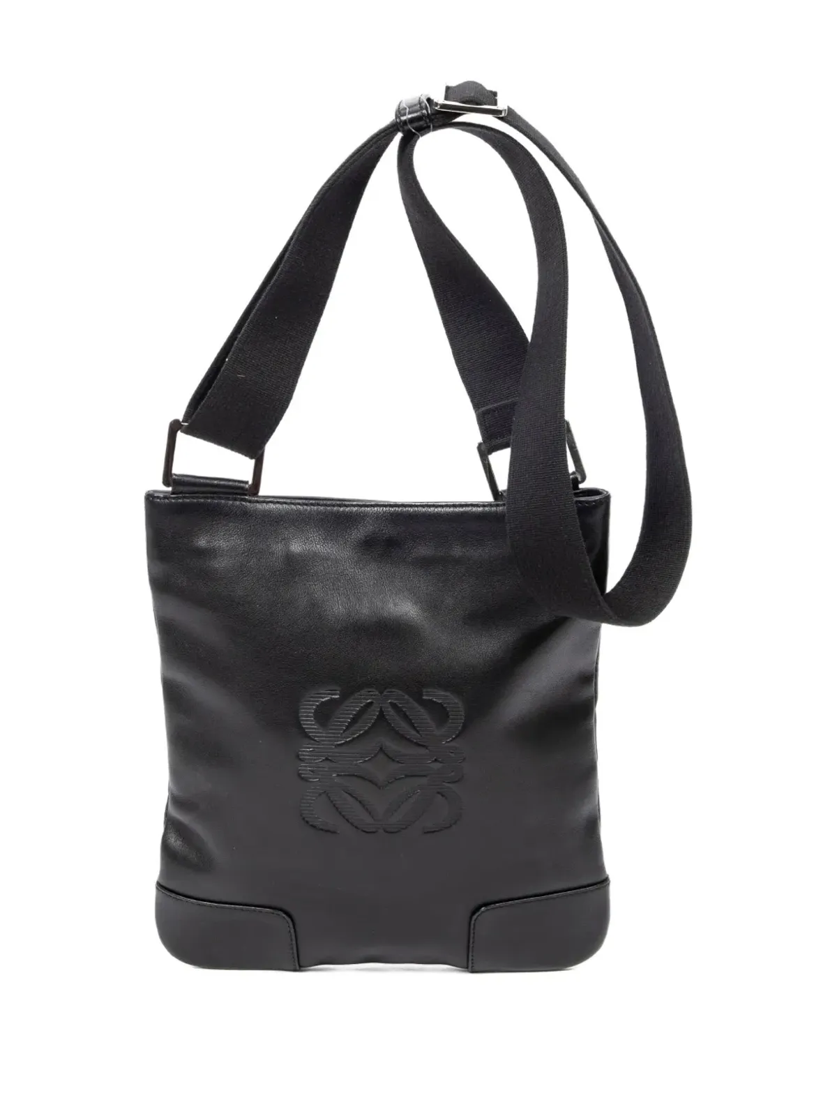 Loewe ビンテージ Flat Anagram レザー クロスボディバッグ - 画像2