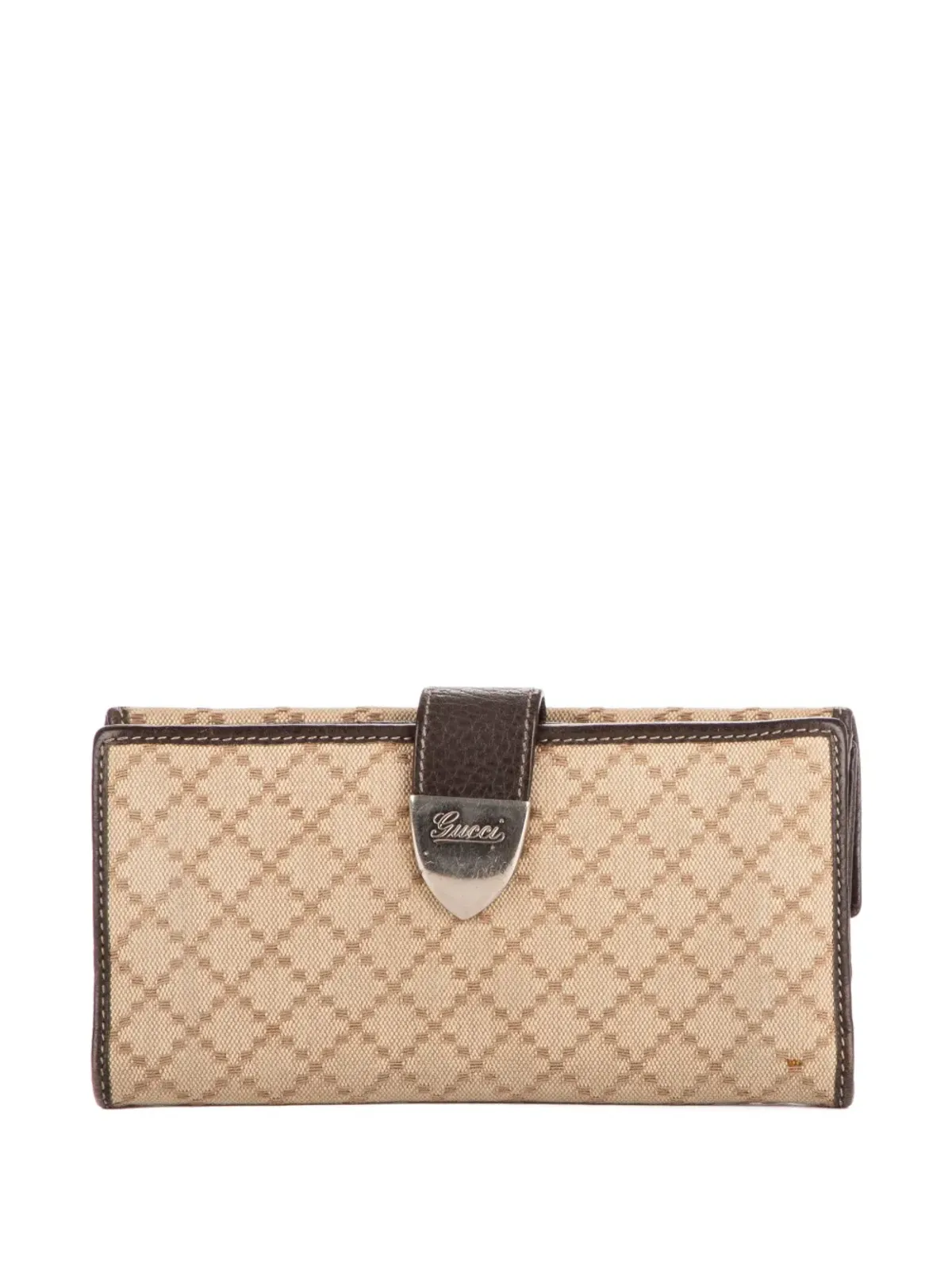 Gucci Pre-Owned シグネチャーパターン ウォレット - 画像3
