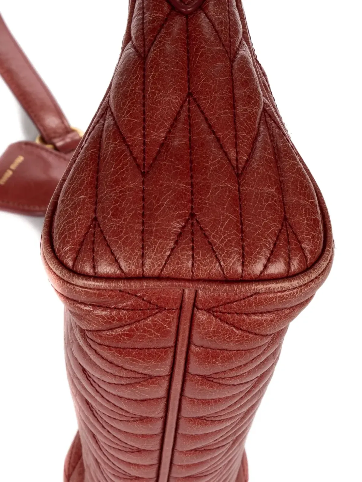 Miu Miu Pre-Owned マテラッセショルダーバッグ - 画像4