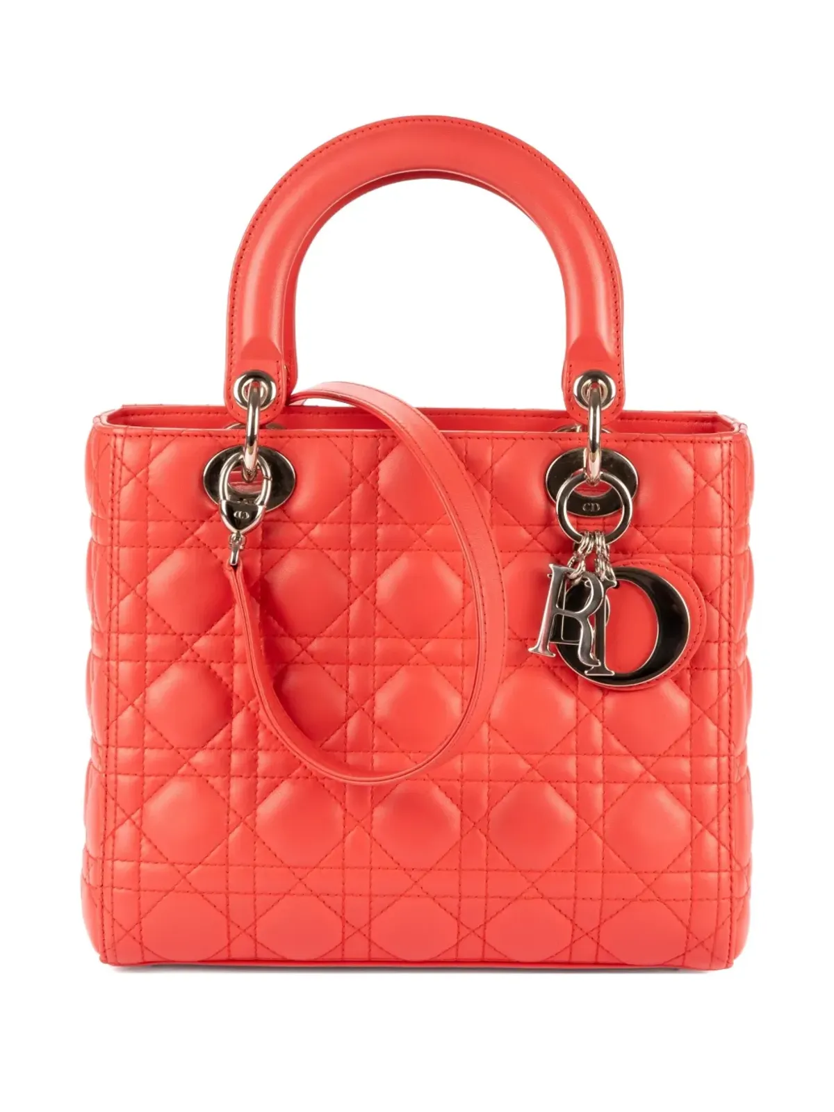 Christian Dior ビンテージ Lady Dior トートバッグ - ピンク - 画像1