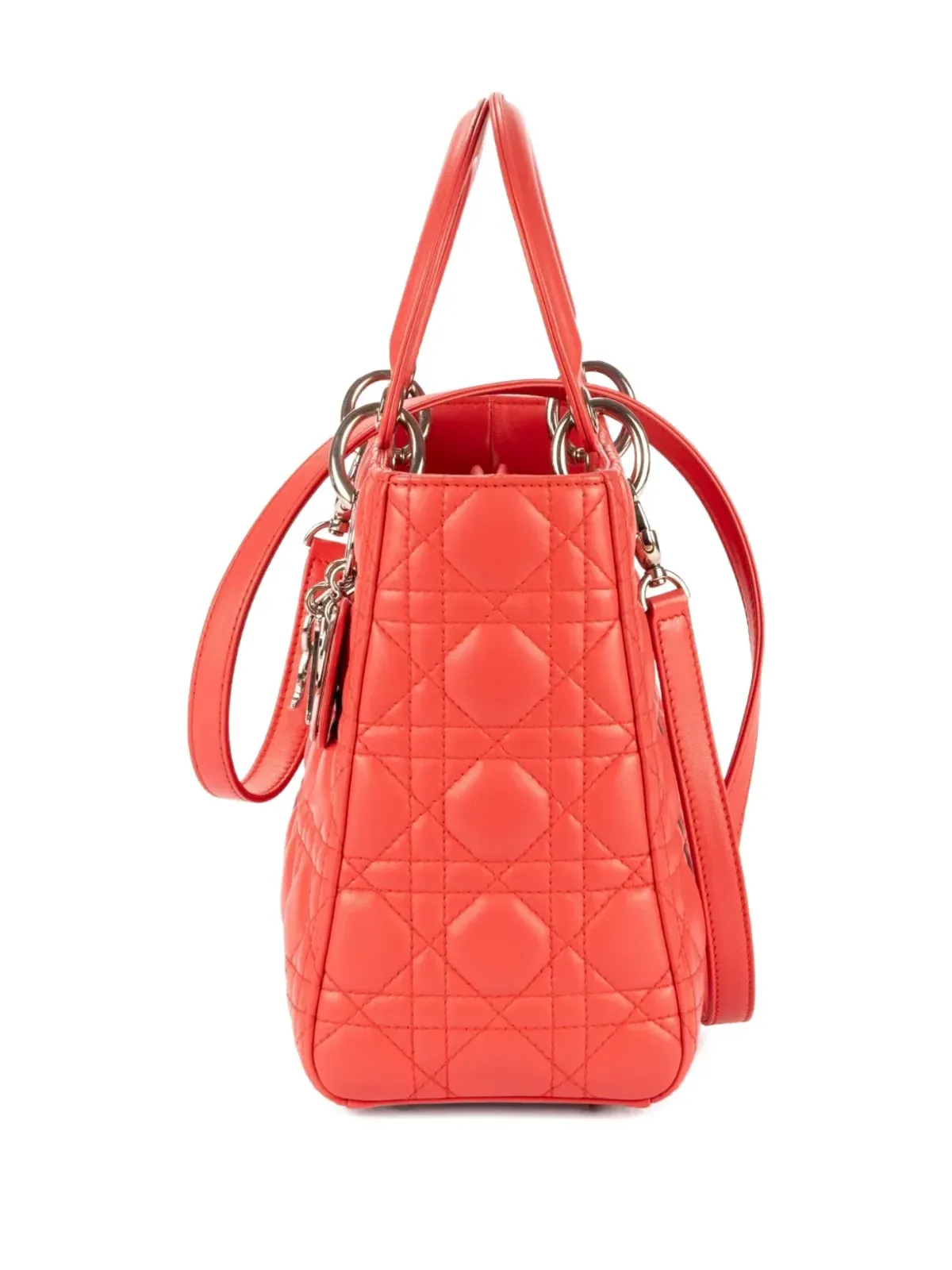 Christian Dior ビンテージ Lady Dior トートバッグ - ピンク - 画像5