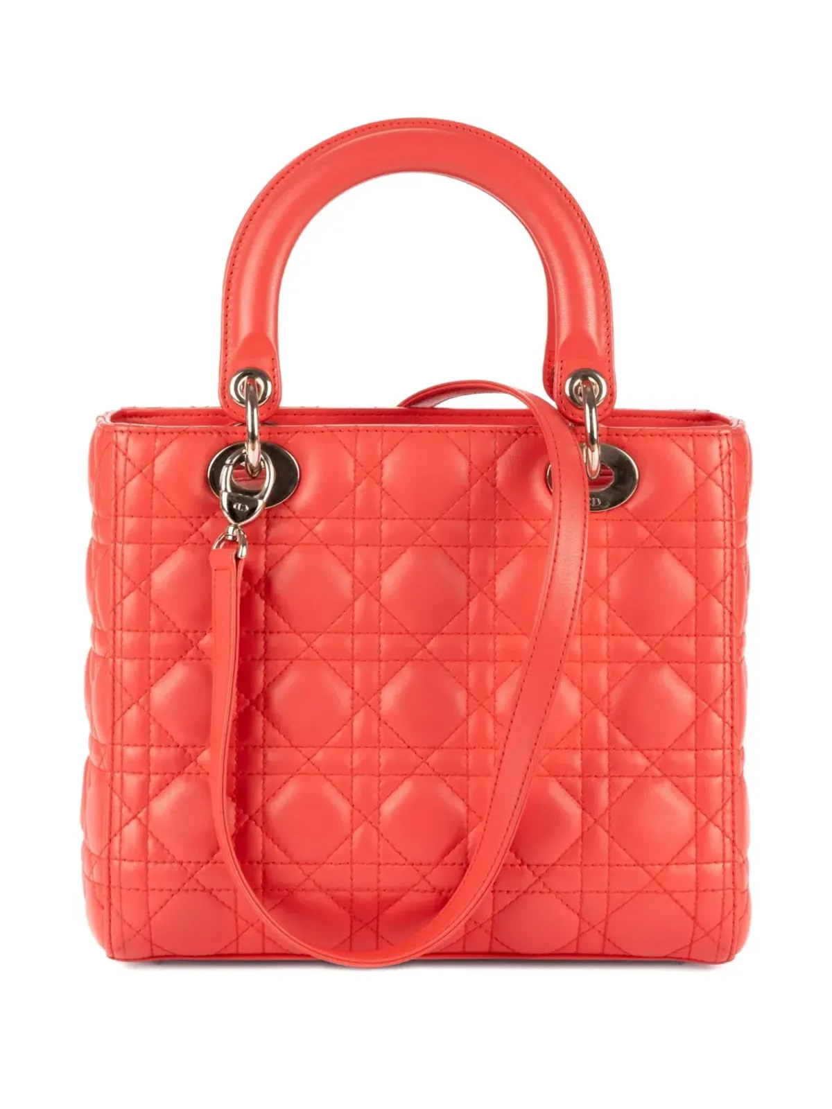 Christian Dior ビンテージ Lady Dior トートバッグ - ピンク - 画像2