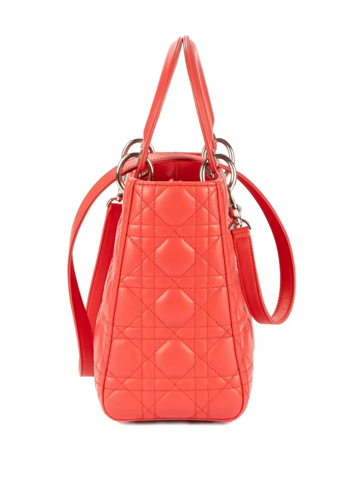 Christian Dior ビンテージ Lady Dior トートバッグ - ピンク - 画像3