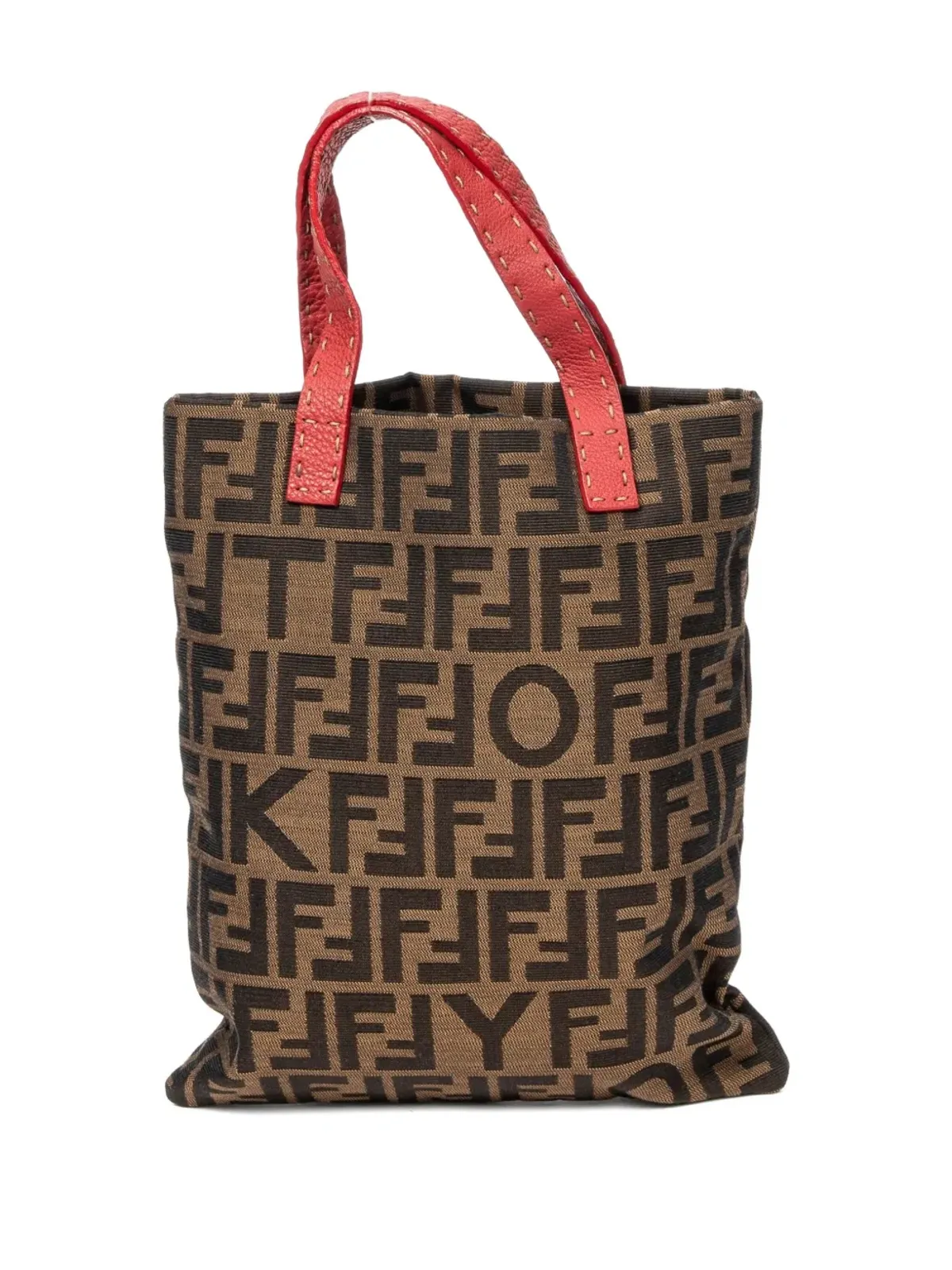 Fendi Pre-Owned 2000 Zucca トートバッグ - ブラウン - 画像2