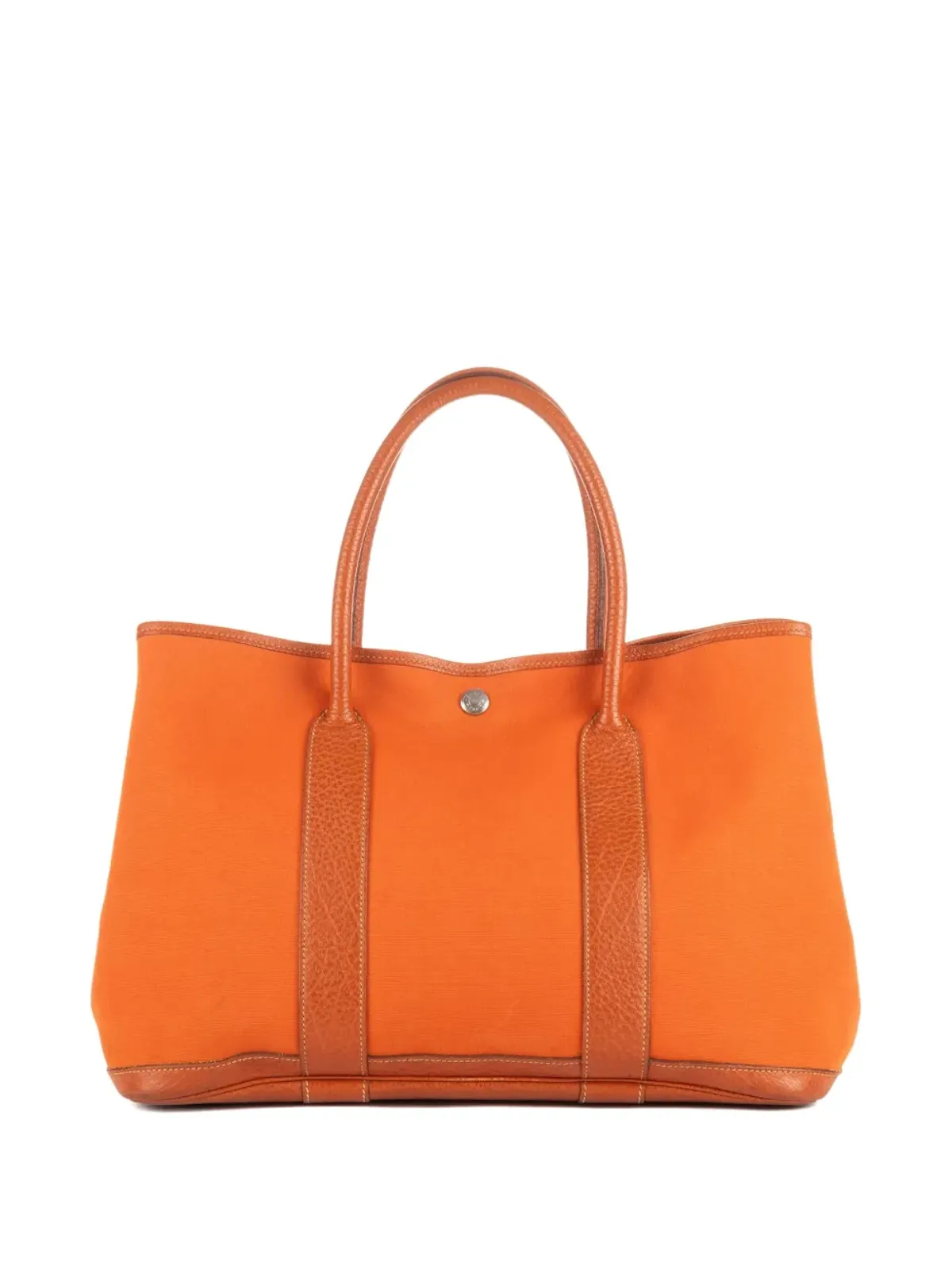 Hermès Pre-Owned 革トリム トートバッグ - オレンジ - 画像2