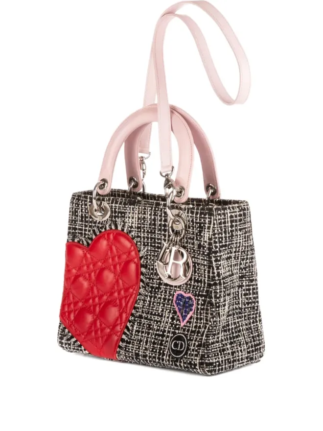 Christian Dior Pre-Owned Christian Dior Pre-Owned レディ ディオール パッチワーク・ラブ トートバッグ - ブラックの商品画像