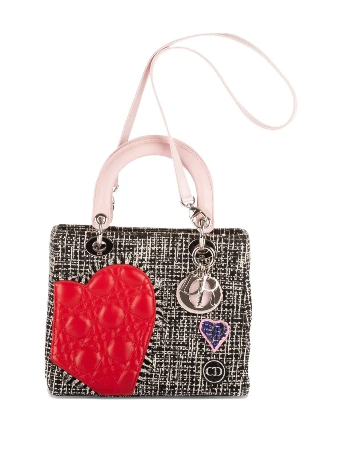 Christian Dior Pre-Owned レディ ディオール パッチワーク・ラブ トートバッグ - ブラック - 画像3