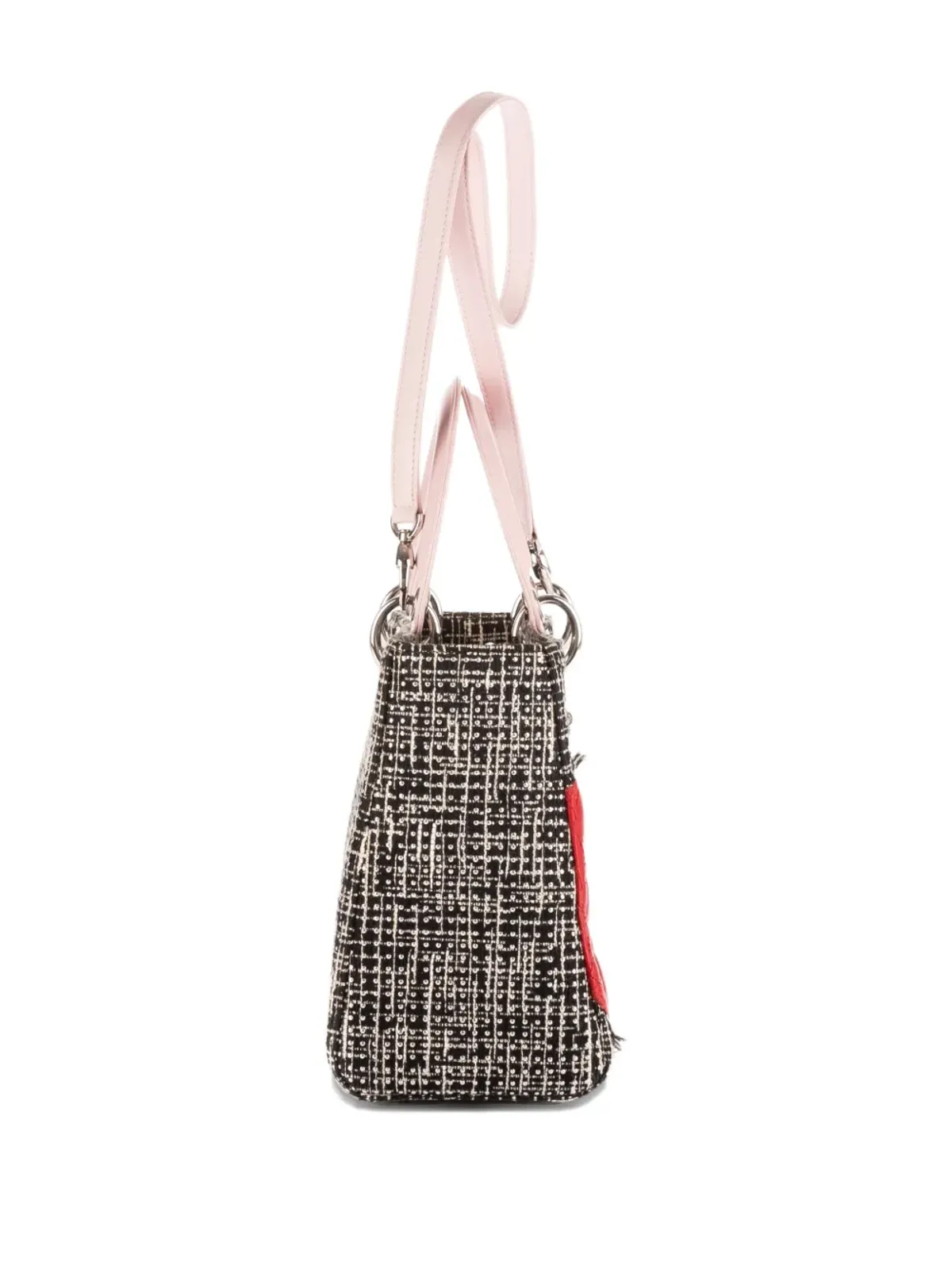 Christian Dior Pre-Owned レディ ディオール パッチワーク・ラブ トートバッグ - ブラック - 画像4