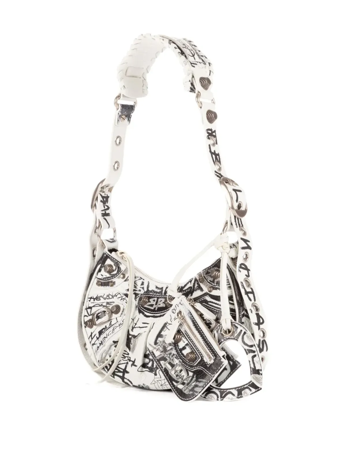 Balenciaga Pre-Owned Le Cagole Graffiti ショルダーバッグ - 画像2