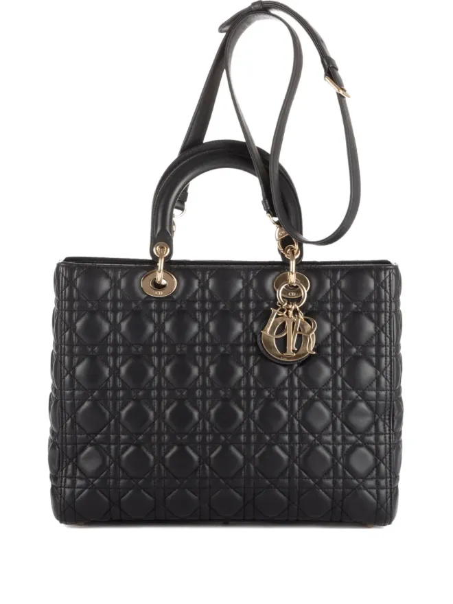 Christian Dior Pre-Owned Christian Dior Pre-Owned キルティングショルダーバッグ ブルーの商品画像