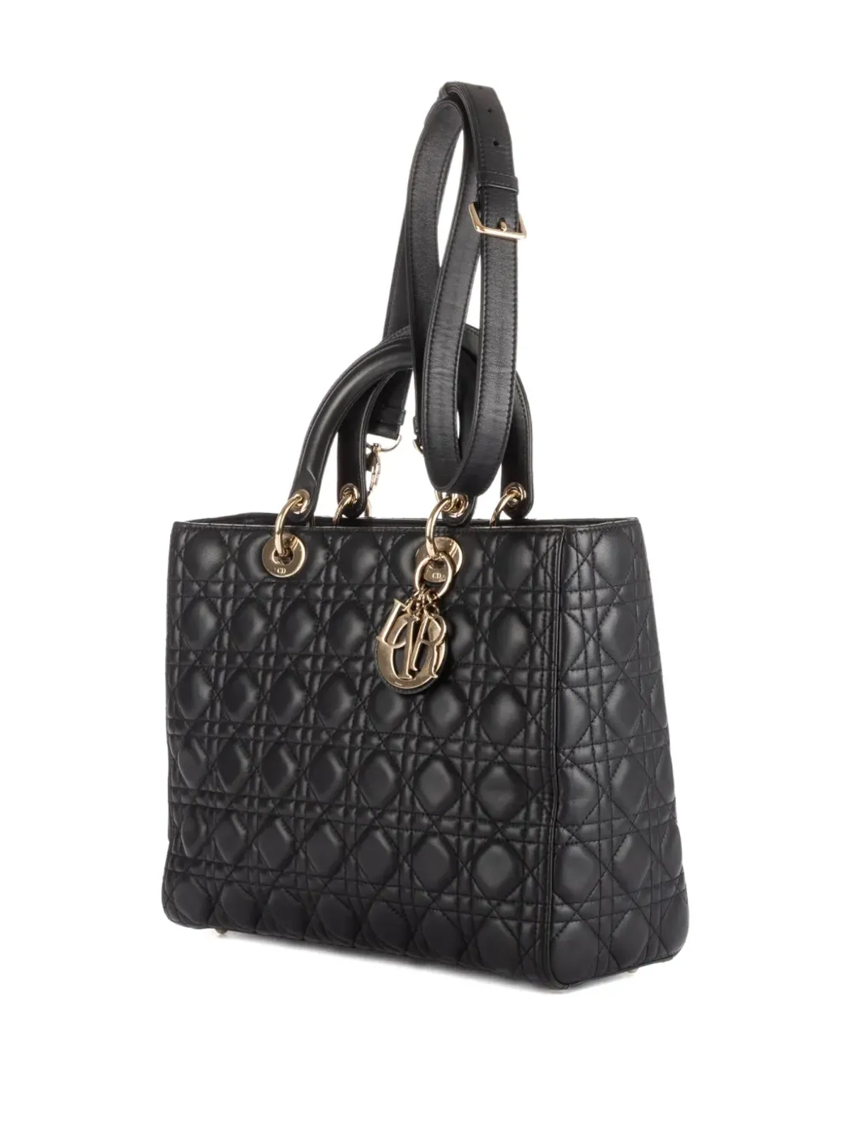 Christian Dior Pre-Owned キルティングショルダーバッグ ブルー - 画像3