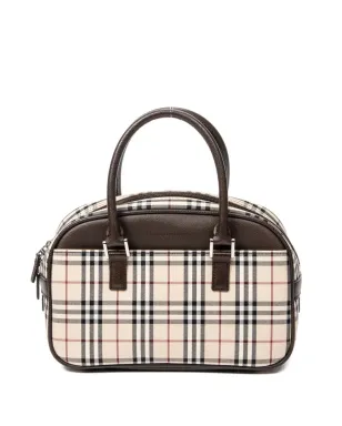 Burberry Pre-Owned チェック柄トートバッグ - サムネイル1