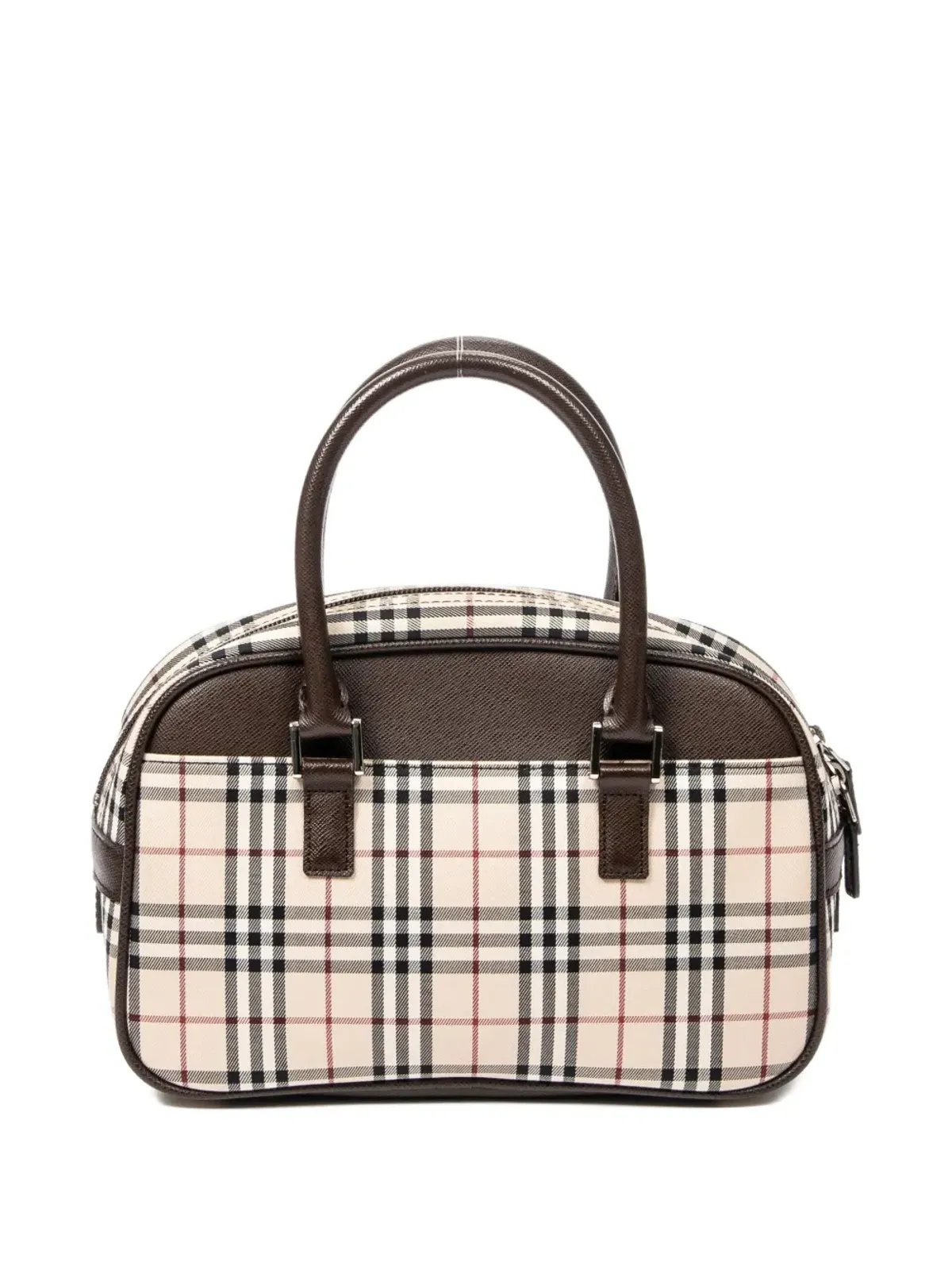 Burberry Pre-Owned チェック柄トートバッグ - 画像2