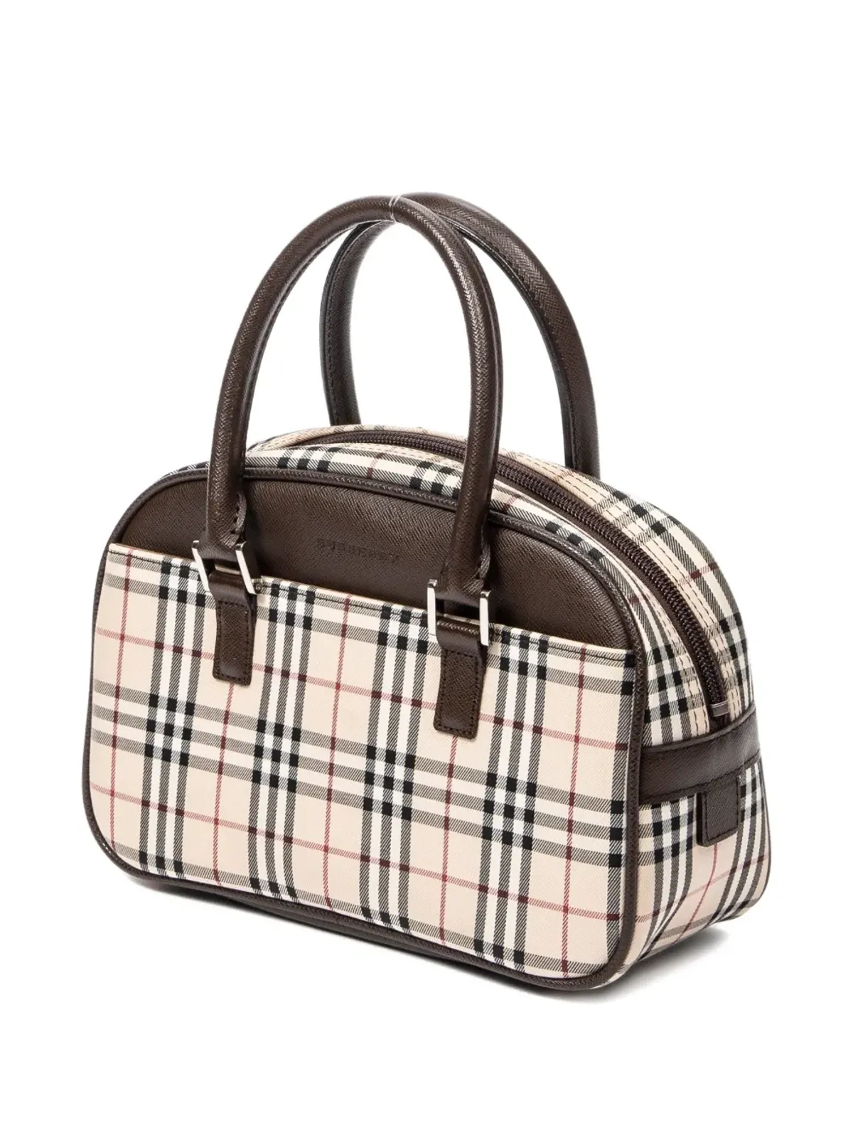 Burberry Pre-Owned チェック柄トートバッグ - 画像3