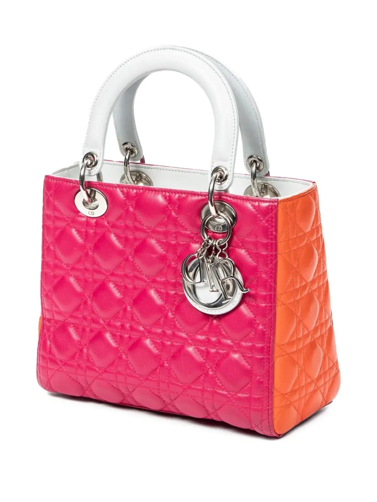 Christian Dior Pre-Owned 2000s キルティング トップハンドルバッグ - ピンク - 画像3