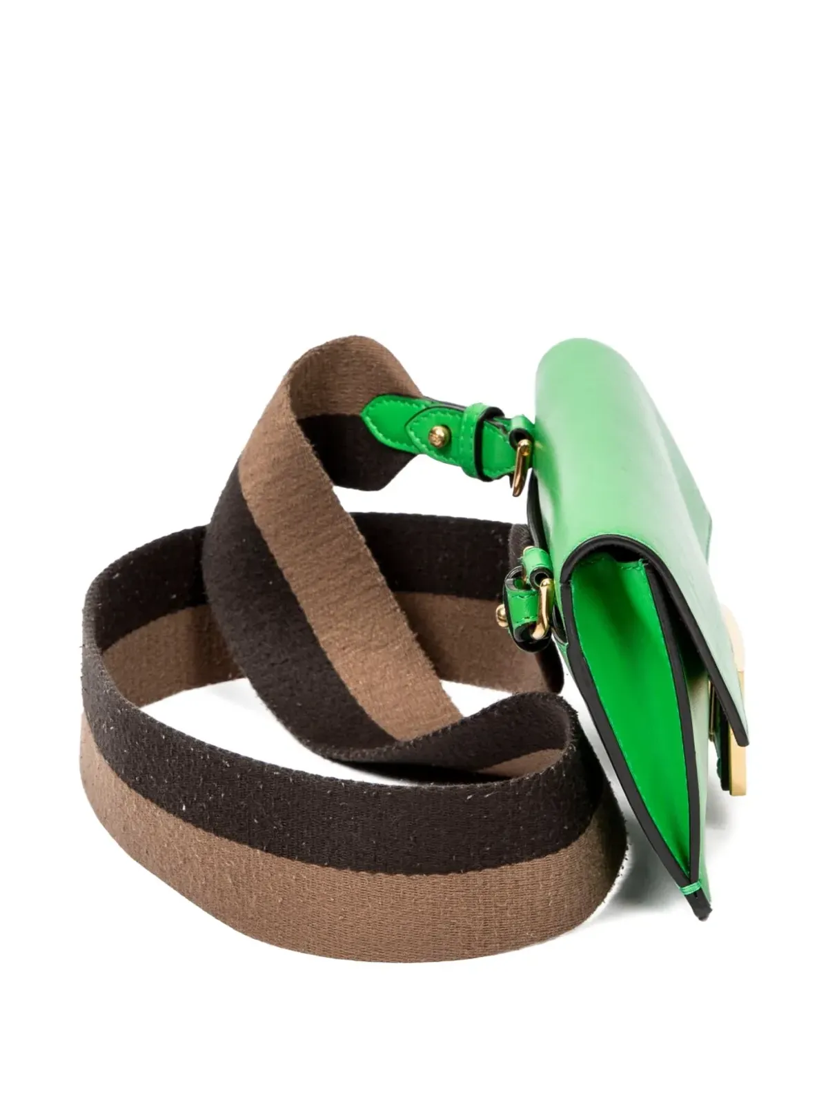 Fendi Pre-Owned ロゴプレートショルダーバッグ - Green - 画像3