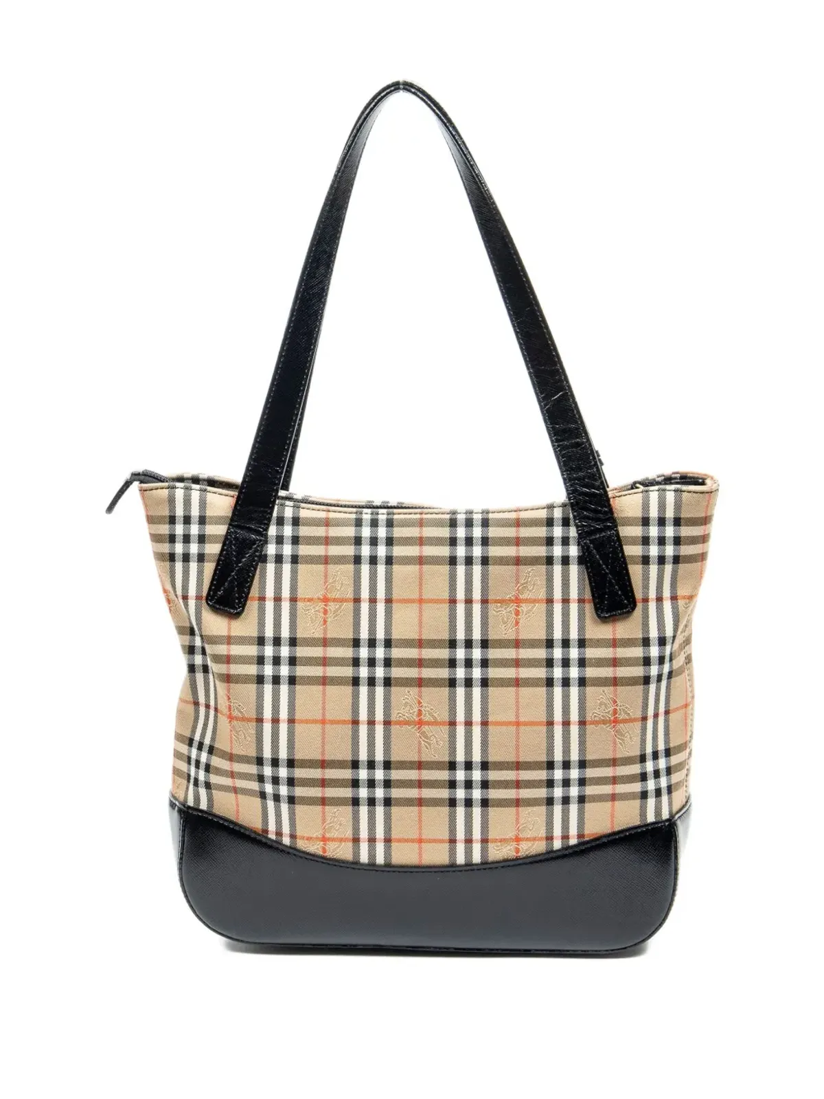 Burberry ビンテージ Haymarket トートバッグ - 画像2