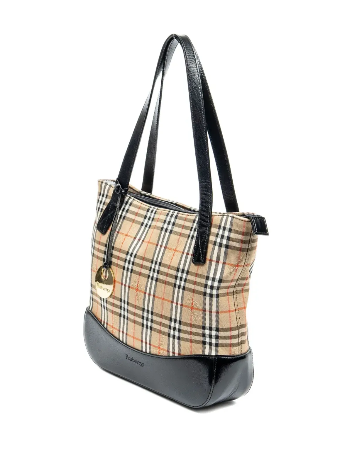 Burberry ビンテージ Haymarket トートバッグ - 画像3