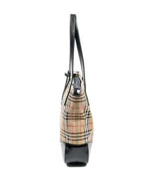 Burberry ビンテージ Haymarket トートバッグ - サムネイル4