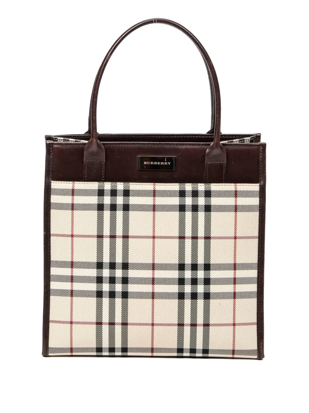 Burberry Pre-Owned ノバチェック トートバッグ - 画像1