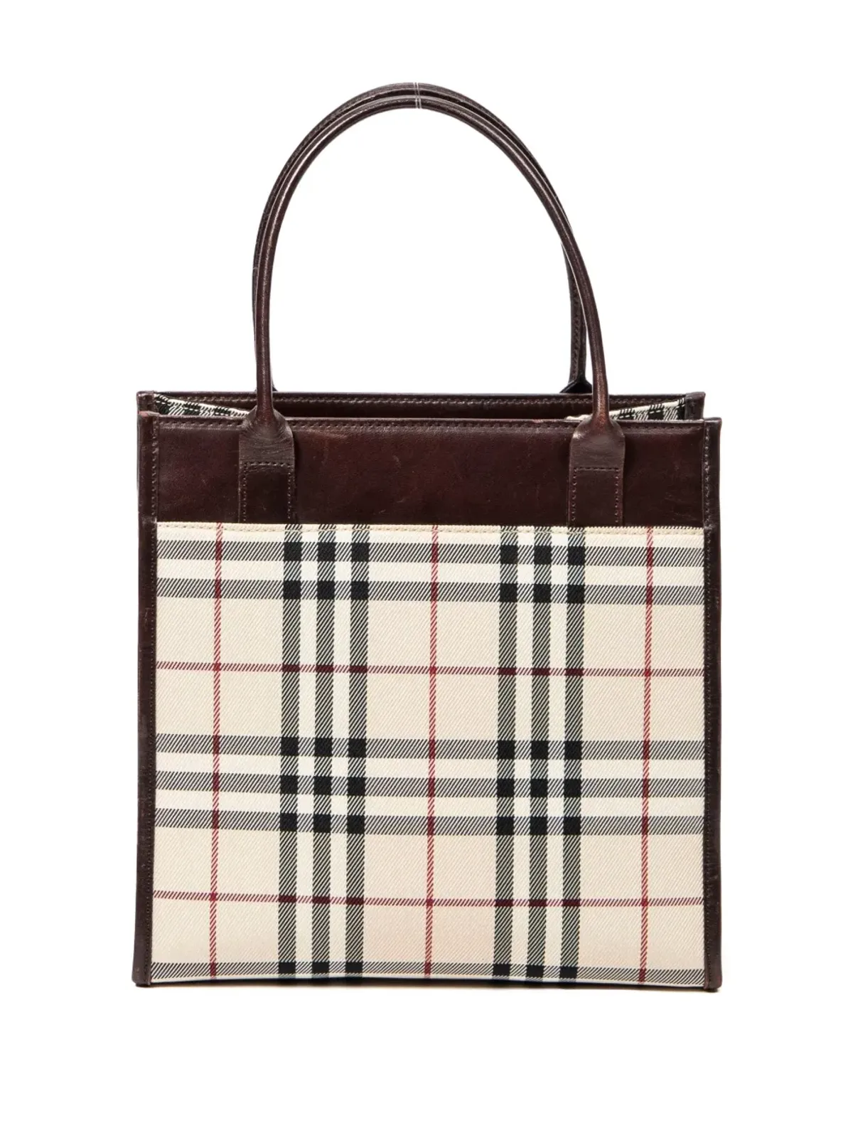 Burberry Pre-Owned ノバチェック トートバッグ - 画像2
