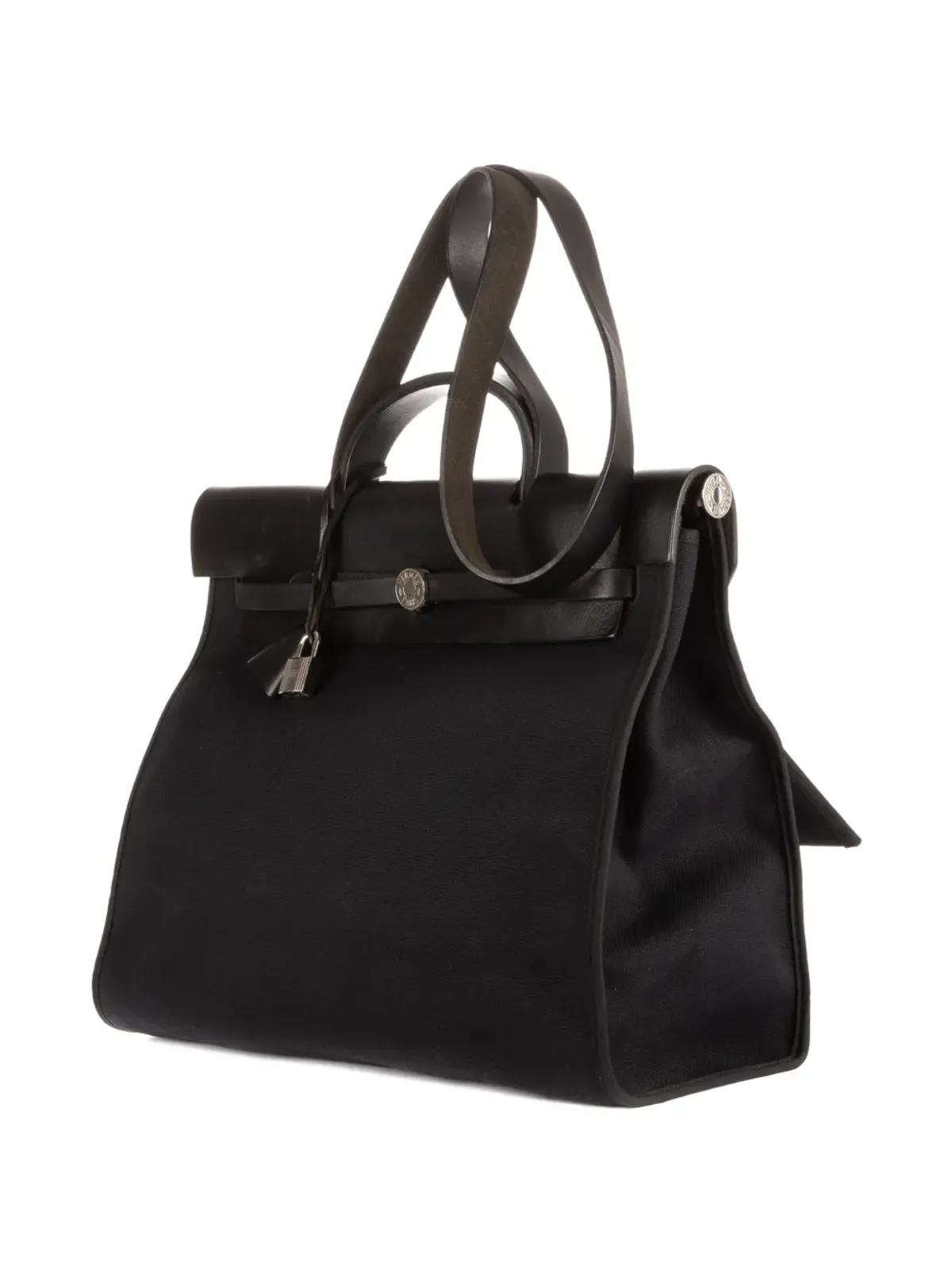 Hermès Pre-Owned レザー・トリム ショルダーバッグ - ブラック - 画像3