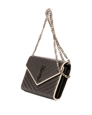 Saint Laurent Pre-Owned レザー ショルダーバッグ - Grey - サムネイル3