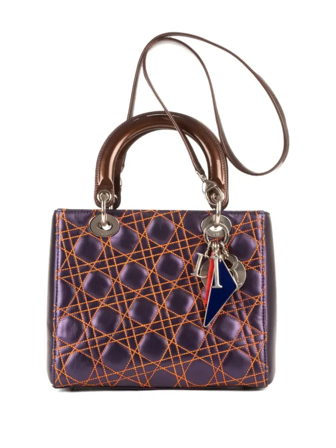 Christian Dior Pre-Owned Christian Dior Pre-Owned 2000年代 キルティングレザー ショルダーバッグの商品画像