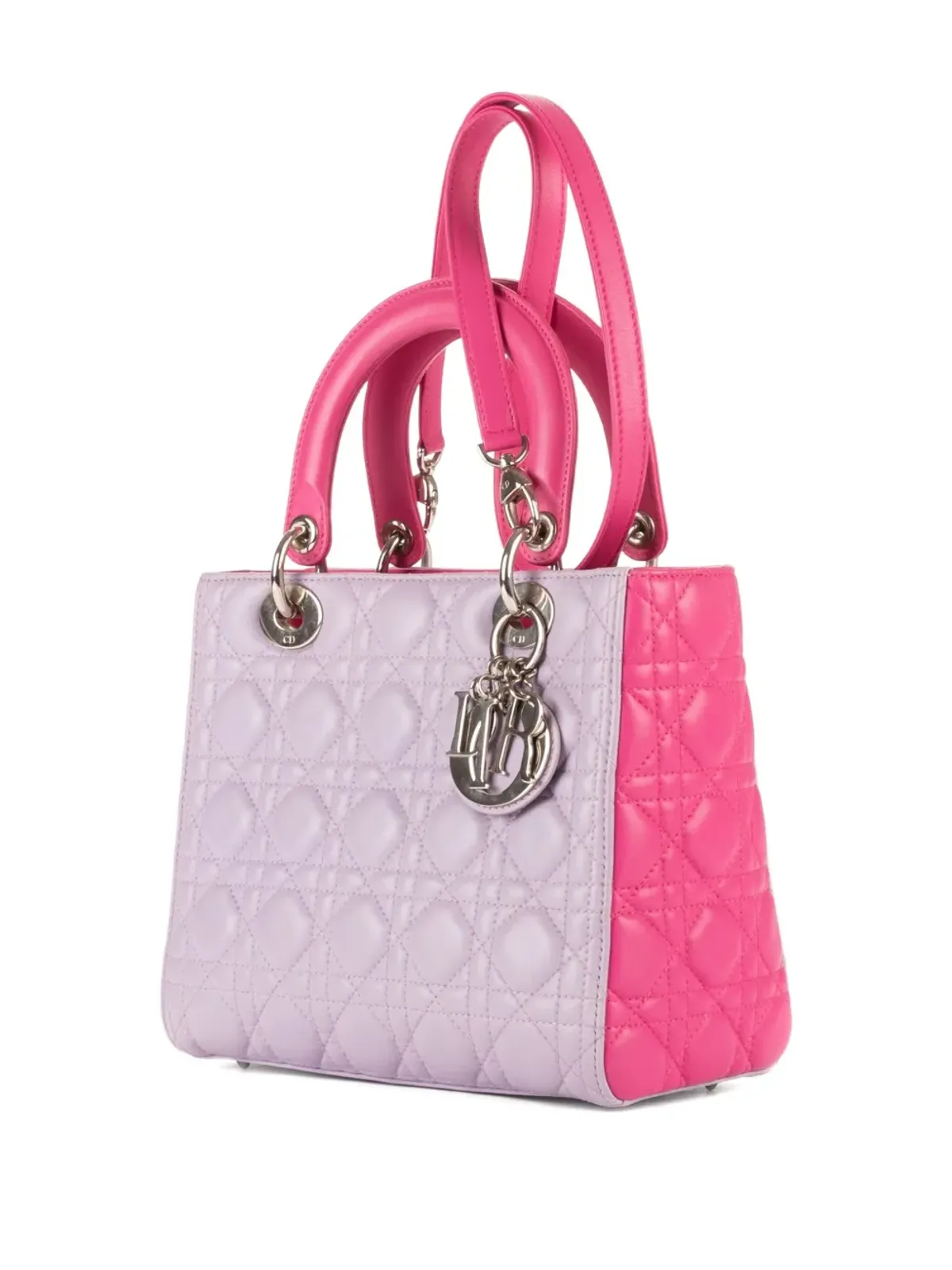 Christian Dior Pre-Owned キルティング ツートン トートバッグ - パープル - 画像5