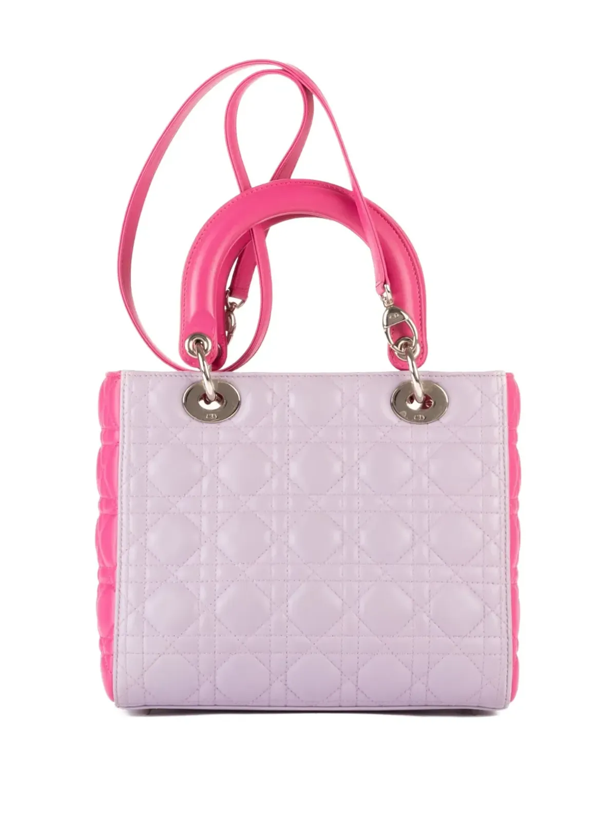 Christian Dior Pre-Owned キルティング ツートン トートバッグ - パープル - 画像2