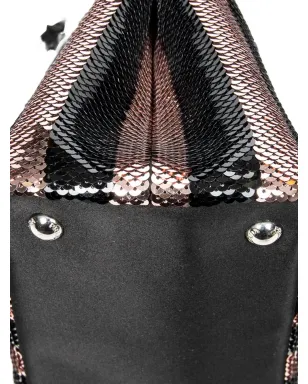 Prada ビンテージ 2000 Spangle Canapa ハンドバッグ - ブラック - サムネイル4