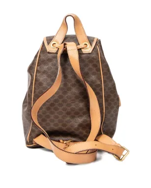 Celine Pre-Owned マカダムプリント ドローストリング バックパック - サムネイル3