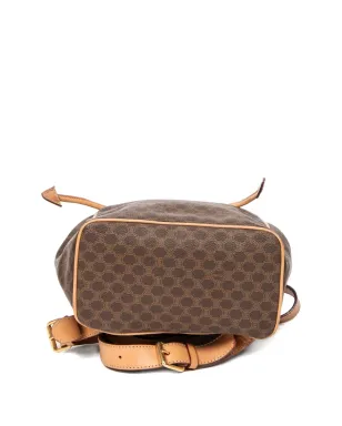 Celine Pre-Owned マカダムプリント ドローストリング バックパック - サムネイル4